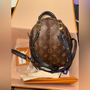 Louis Vuitton Classic Brown and Gold Backpack
